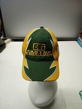 Vtg Green And Yellow Embroidered Strapback Hat Canton Erectors Inc. Otto Brand L - $21.56