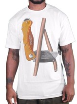 Dissizit! LA Blunt Box Cutter Utility Knife Los Angeles White T-Shirt NWT - £11.87 GBP