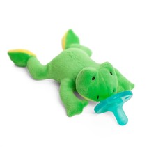 Wubbanub Pacifier Silicone Green Frog Baby Toy Binky Plush NEW IN BOX - $34.64