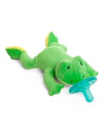 Wubbanub Pacifier Silicone Green Frog Baby Toy Binky Plush NEW IN BOX - £27.36 GBP