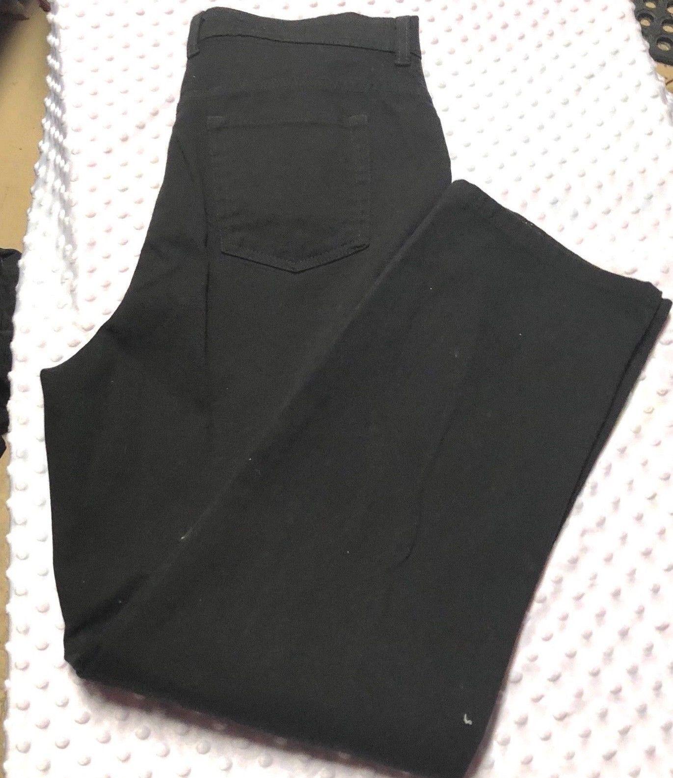 Gloria Vanderbilt Womens Sz18 Avg Black Jeans Pants Excellent condition - $17.77