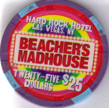 $25 Hard Rock Hotel Las Vegas BEACHER&#39;S MADHOUSE LEONID  - £31.34 GBP
