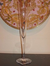MOSER CRYSTAL DUET CHAMPAGNE FLUTE 10 3/4&quot; High - £35.30 GBP