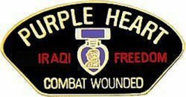 Purple Heart Iraq Combat Wounded Military Pin - £19.53 GBP