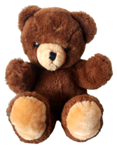 GUND Chocolate Brown TEDDY BEAR  12&quot; Vintage 1979 Stuffed Animal Plush Korea - $34.64