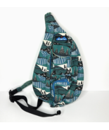KAVU Rope Sling Bag Crossbody Adjustable Canvas Backpack Hiking Walking ... - $634.71 MXN