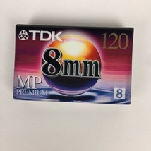 TDK P6-120MP Premium 8mm Premium Performance Camcorder Videotape New - £5.47 GBP