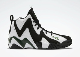 Reebok Men&#39;s Kamikaze II Shawn Kemp Basketball Sneaker White/Green - £106.16 GBP+