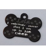 HARRY POTTER DOG TAG I SOLEMNLY SWEAR I AM UP TO NO GOOD PERSONALISED DO... - $374.40 MXN