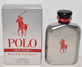 Ralph Lauren Polo Red Rush EDT Cologne Spray 4.2fl.oz. 125ml Mens Fragra... - £39.07 GBP