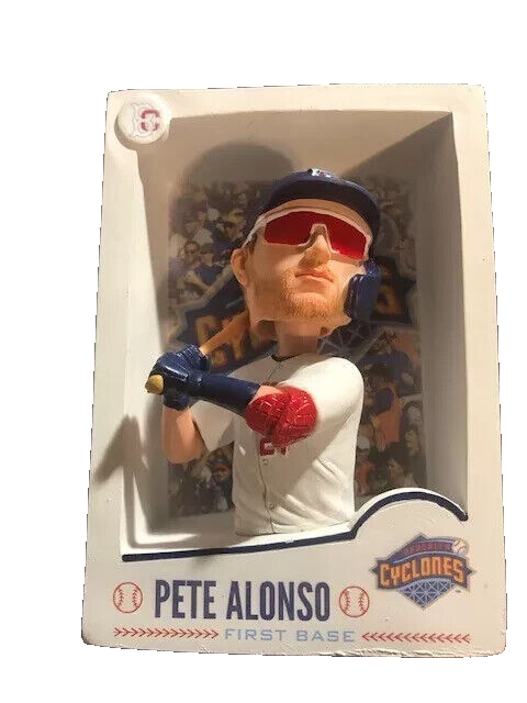Pete Alonso ‘Baseball Card’ Bobblehead NY Mets / Brooklyn Cyclones 2024 - RARE!