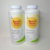 2 Burt&#39;s Bees Baby Bee Dusting Powder Talc Free 7.5 oz. New, Sealed - £26.63 GBP
