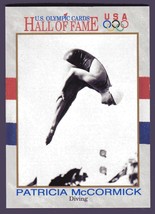 1991 USA Olympic Cards Hall of Fame Impel #30 Patricia McCormick Diving - $1.95