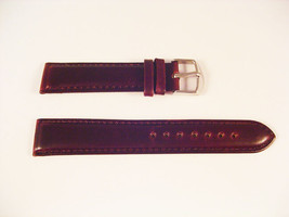 NEW BROWN LEATHER PLAIN STYLE CUSHIONED WATCH BAND STRAP 16mm-24mm LUG S... - $16.02