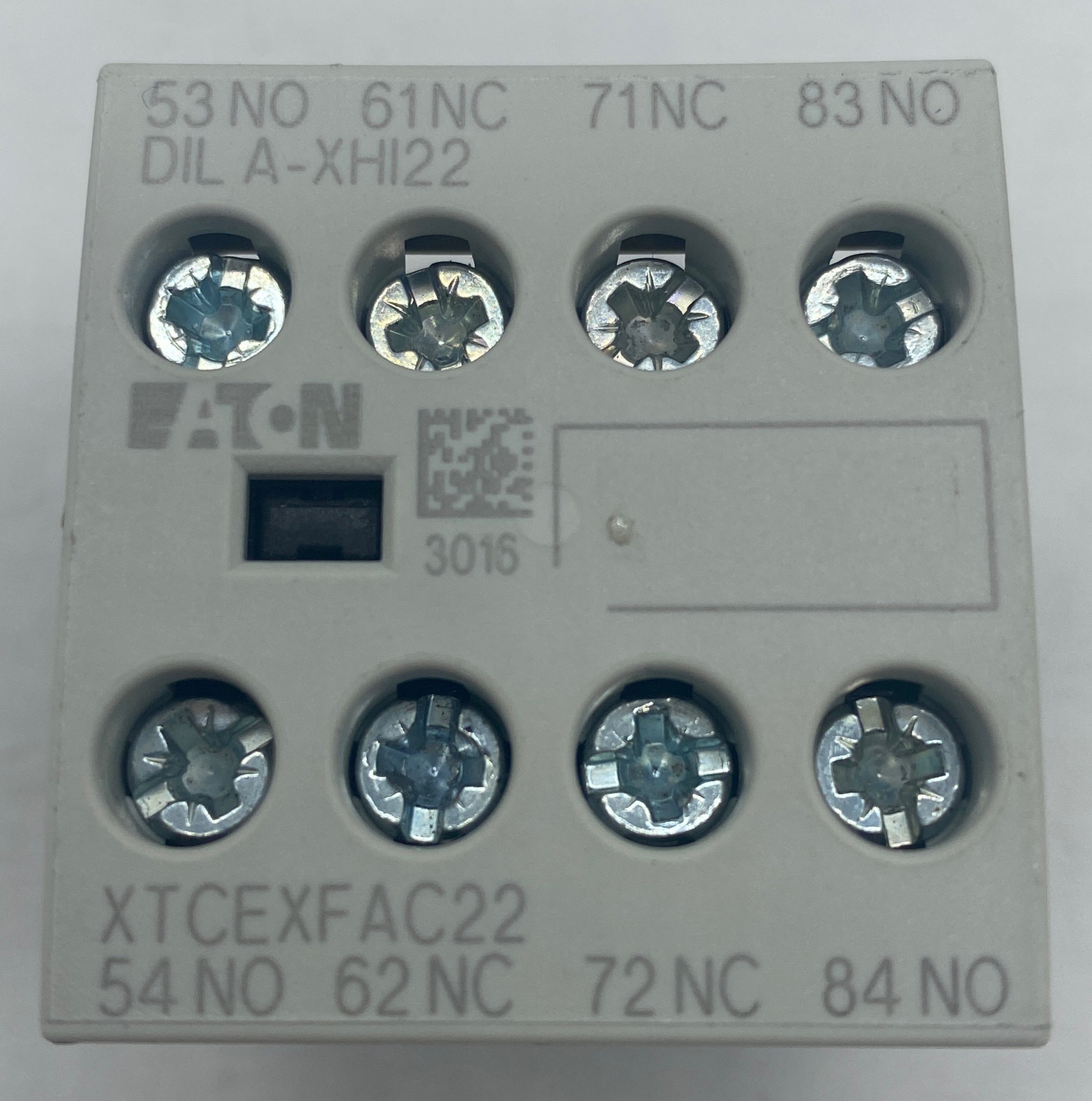 Eaton DIL A-XHI22 Auxiliary Contact Block, XTCEXFAC22  - $12.60