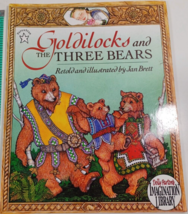 Goldilocks and the Three Bears by Jan Brett (1987)paperback Green Fairy Book - £4.71 GBP