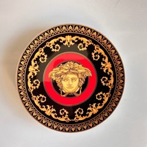 Rosenthal Versace - dish - plate flat 10 cm Medusa - porcelain - £63.94 GBP