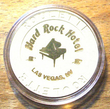 (1) Hard Rock Casino ROULETTE Chip - Tan - Piano - LAS VEGAS, Nevada - £7.09 GBP