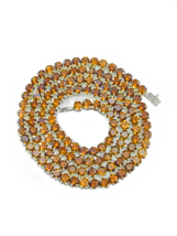 Madeira Citrine Necklace Natural Brandy Citrine Tennis Necklace Citrine Necklace - $309.05+