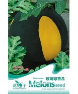 Black Yellow Skin Red Watermelon Crystal Ball Seeds 10 Seeds Sweet Water... - $9.75