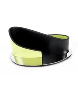 Business Card Holder, Art Deco Wave Design, Lime Green &amp; Black, Sweda #D... - $8.77