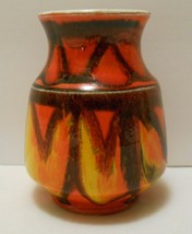Poole England Vintage 1970&#39;s Art Pottery Vase Delphis Shape 31 Signed 3 5/8&quot; - £35.37 GBP