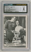 CGC JSA SS 4 10 AUTO SIGNED Noel Neill Adventures of Superman 1966 Topps... - $197.99