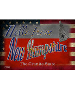 Hello From New Hampshire Novelty Metal Postcard - $21.81 CAD