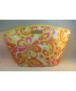 New Clinique Extra Large Tote For Beach Travel Shopping Color Yellow Flo... - €16,86 EUR