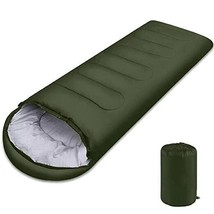 Camping Sleeping Bag Ultra Light Fluffy Sleeping Bag with Compression Bag for Ou - £61.89 GBP
