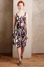 NWT ANTHROPOLOGIE ABSTRACT FLORAL TANK DRESS by TABITHA 8, 10 - $79.99