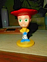 Disney Pixar 3&quot; Toy Story Cowgirl Jessie Bobble Head Toy Kelloggs Cereal Nos - £6.27 GBP