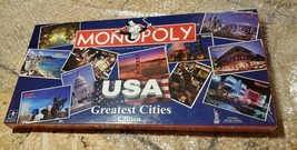 Monopoly USA Greatest Cities Edition New Sealed SMA Hasbro - £115.00 GBP