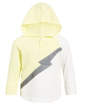 First Impressions Baby Boys Lightning Bolt Hooded Henley Shirt, 6/9 Months - $17.82