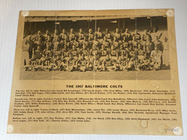 1967 Baltimore Colts Team Photo Vintage Football Johnny Unitas +More - £10.15 GBP