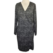 Ann Taylor Petite Black Long Sleeve Dress Size 12 New with Tags  - $34.65
