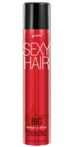 Sexy Hair Big SexyHair Spray &amp; Stay Intense Hold Hairspray, 9 Oz - £17.49 GBP