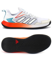Adidas Defiant Speed Men&#39;s Tennis Shoes Sports White Racket Racquet NWT HQ8456 - £89.85 GBP+