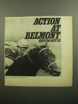 1960 Belmont Race Track Advertisement - Action at Belmont - £11.94 GBP