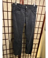 J Brand Jeans Womens 29 Indigo Black Straight Leg Mid Rise Chino Pants R... - $8.90