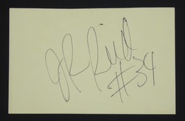 JR J.R. Reid Signed Autographed 3x5 Index Card North Carolina Tarheels Hornets - £11.68 GBP