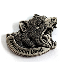 Tasmanian Devil Animal Metal Pin Souvenir Master Cast Tasmania Australia - $12.99