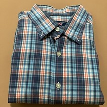 Vineyard Vines Slim Fit Whale Shirt Plaid Button Down Long Sleeve Mens L... - $445.40 MXN