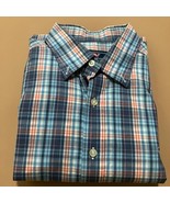 Vineyard Vines Slim Fit Whale Shirt Plaid Button Down Long Sleeve Mens L... - $23.76