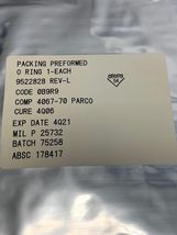 Aviation Aerospace Braking Systems O Ring Part # 9522828 New Old Stock RRUR - $27.72