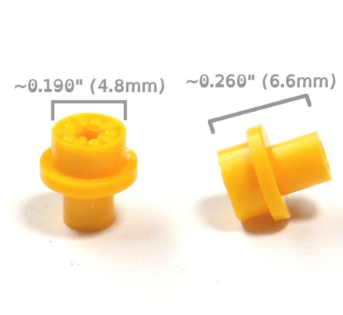 2pc BTO Newly Made Aurora T-Jet TUFF ONES Style HO Slot Car FRONT Wheels... - $1.49