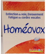BOIRON, HOMEOVOX 60tabs LOSS of VOICE Vocal Cord Strain (PACK OF 3 ) - $36.47