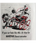 1947 Texaco Motor Oil Advertisement Gasoline &amp; Oil Marfak Lubrication DW... - €16,16 EUR