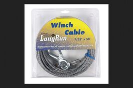 Tie Down Engineering 7/32&quot; x 50 ft Winch Cable – Galvanized 7x19 Steel R... - $77.44 CAD