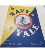 FOOTBALL Navy vs Yale GAME Official Program October, 19 1935 - £7.74 GBP
